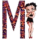 Alfabetten Betty boop transparant 5 