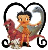 Alfabetten Betty boop transparant 