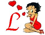 Alfabetten Betty boop valentijn 