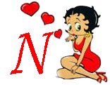 Alfabetten Betty boop valentijn 