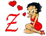 Alfabetten Betty boop valentijn 