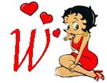 Alfabetten Betty boop valentijn 