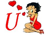 Alfabetten Betty boop valentijn 