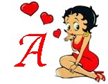 Alfabetten Betty boop valentijn 