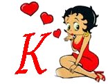 Alfabetten Betty boop valentijn 