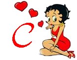 Alfabetten Betty boop valentijn 