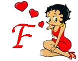 Alfabetten Betty boop valentijn 