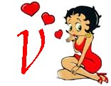 Alfabetten Betty boop valentijn 