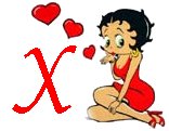 Alfabetten Betty boop valentijn 