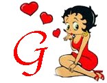 Alfabetten Betty boop valentijn 