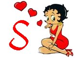 Alfabetten Betty boop valentijn 