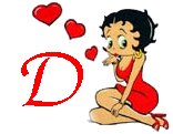 Alfabetten Betty boop valentijn 