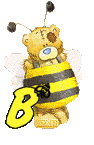 Alfabetten Bijen transparant 