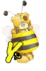 Alfabetten Bijen transparant 