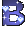 Alfabetten Blauw 10 Letter B