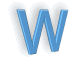 Alfabetten Blauw draaiend 2 