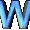 Alfabetten Blauw draaiend 