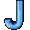 Alfabetten Blauw draaiend 