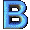Alfabetten Blauw draaiend 