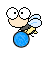 Alfabetten Blauw met bijtje 