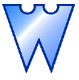 Alfabetten Blauw wit 