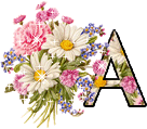 Bloemen Alfabetten 