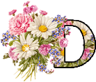 Bloemen Alfabetten 
