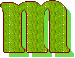 Alfabetten Bloemenmeisje Letter M