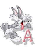 Bugs bunny Alfabetten 