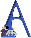 Alfabetten Dalmatiers Letter A