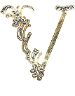 Alfabetten Diamant 3 Letter V