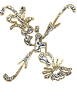 Alfabetten Diamant 3 Letter X