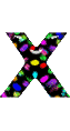 Alfabetten Disco 3 Letter X