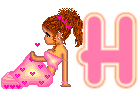 Alfabetten Dollz 9 Letter H