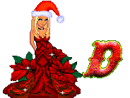 Dollz kerst Alfabetten Letter D