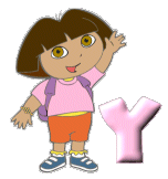 Alfabetten Dora the explorer Letter Y