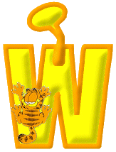 Alfabetten Garfield 6 