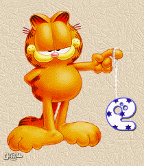 Alfabetten Garfield 7 Letter E