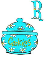 Alfabetten Garfield cookies Letter R