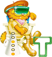 Alfabetten Garfield cool 2 