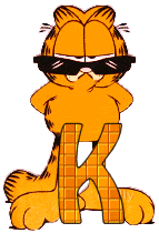 Alfabetten Garfield cool 