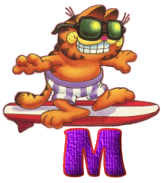 Alfabetten Garfield surf 