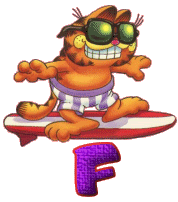 Alfabetten Garfield surf 