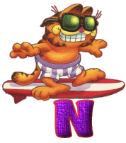 Alfabetten Garfield surf 