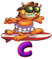 Alfabetten Garfield surf 
