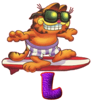 Alfabetten Garfield surf 