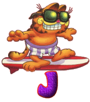 Alfabetten Garfield surf 