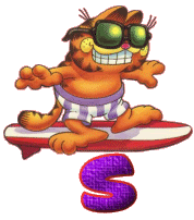 Alfabetten Garfield surf 