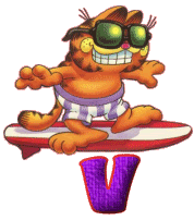 Alfabetten Garfield surf 