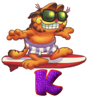 Alfabetten Garfield surf 